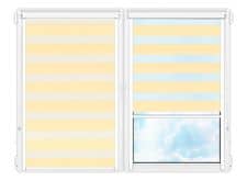 Рулонные кассетные шторы День Ночь монца 33 цена. Купить в «Мастерская Жалюзи»